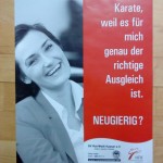 Plakat: Frauen im Karateverein