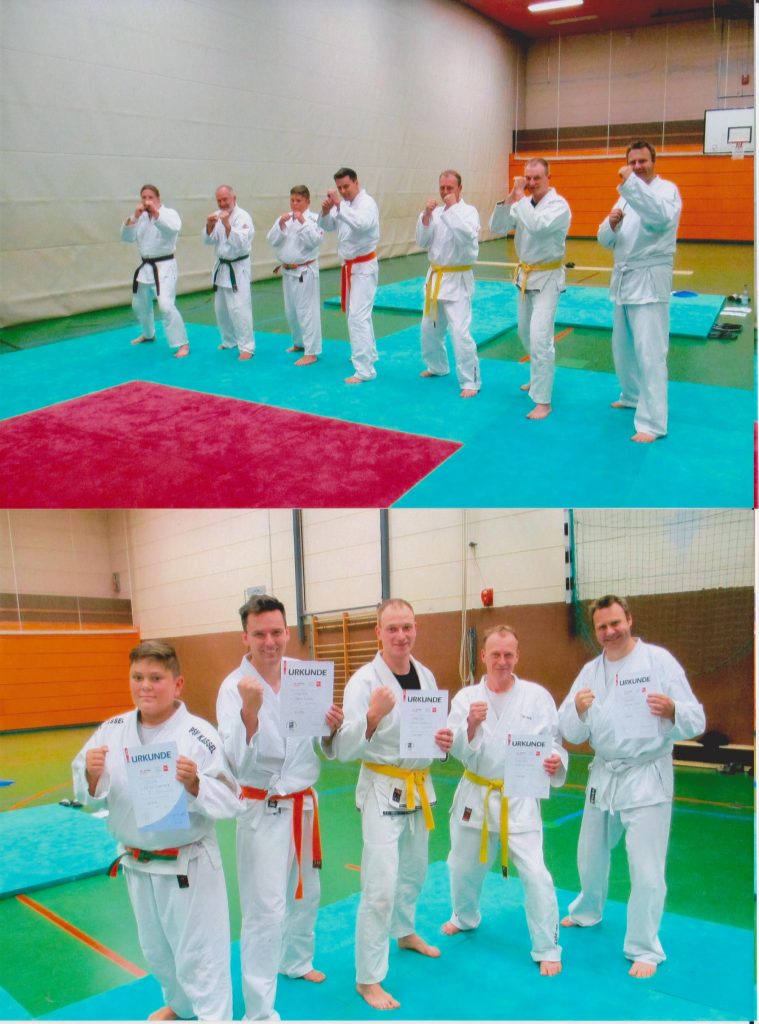 Jujutsu Prüfung Gruppenfoto