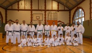 Prüfung Karate Prüfer, Trainer, Schüler