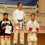 Hessische Meisterschaft 2019 Luis Dieser oben auf dem Treppchen