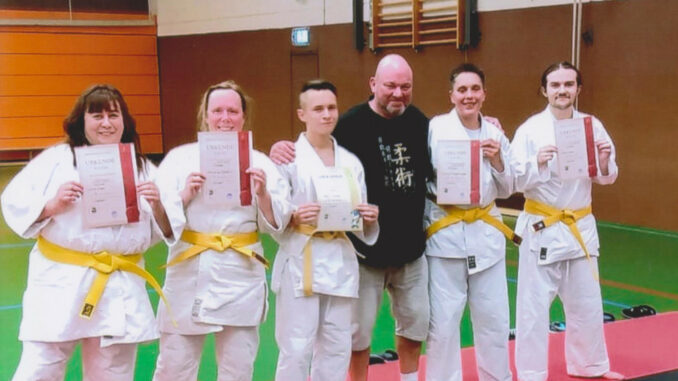 Jujutsu Prüfung rot weiß Kassel