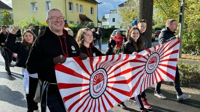 wir auf der waldauer Entenkirmes